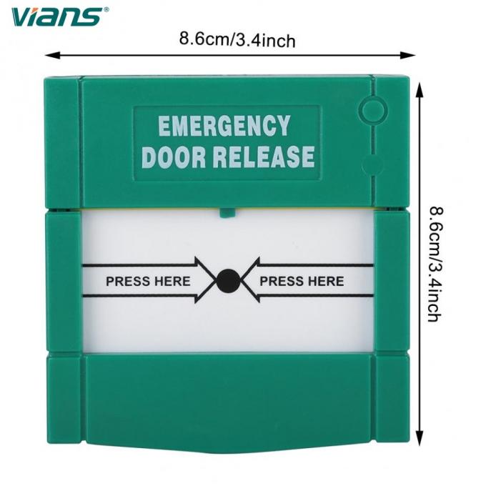 ปุ่มปลดล็อคฉุกเฉิน FCC ROHS สวิตช์ควบคุมการเข้าถึง 1