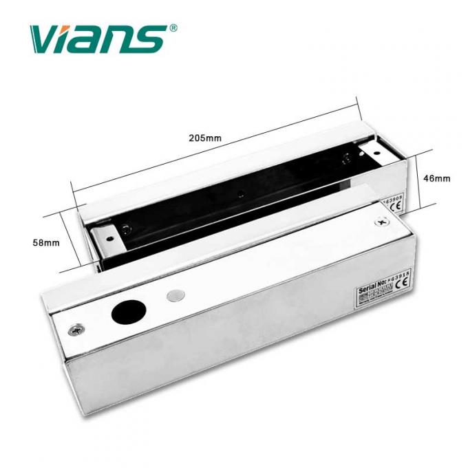 วงเล็บล็อคกลอนสแตนเลสแบบอิเล็คทรอนิคส์สำหรับประตูกระจกไร้กรอบ 0